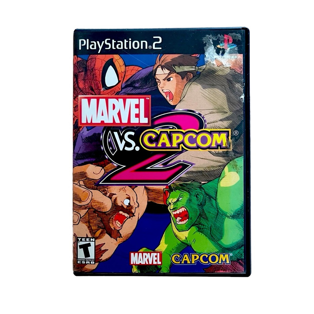 Ultra Rare Marvel vs. Capcom 2 (PS2, complete in box) Tested